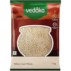 Vedaka Premium White Urad Whole, 1kg